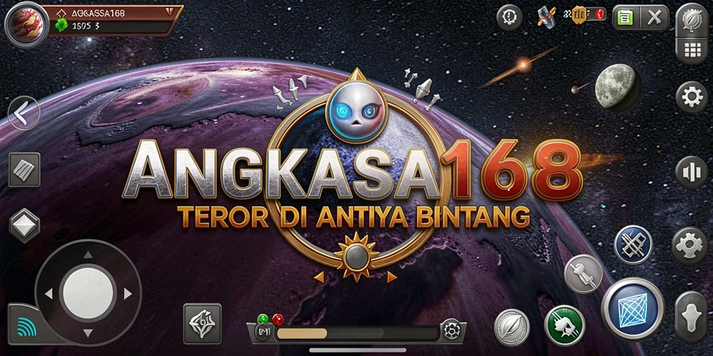 Screenshot menampilkan momen menegangkan dalam permainan ANGKASA168.