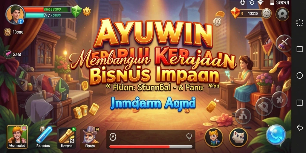 Tampilan gameplay AYUWIN yang mendebarkan dan penuh tantangan.