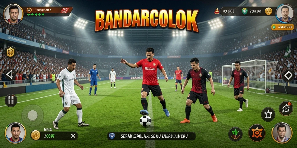 Tampilan gameplay menarik dalam BANDARCOLOK.
