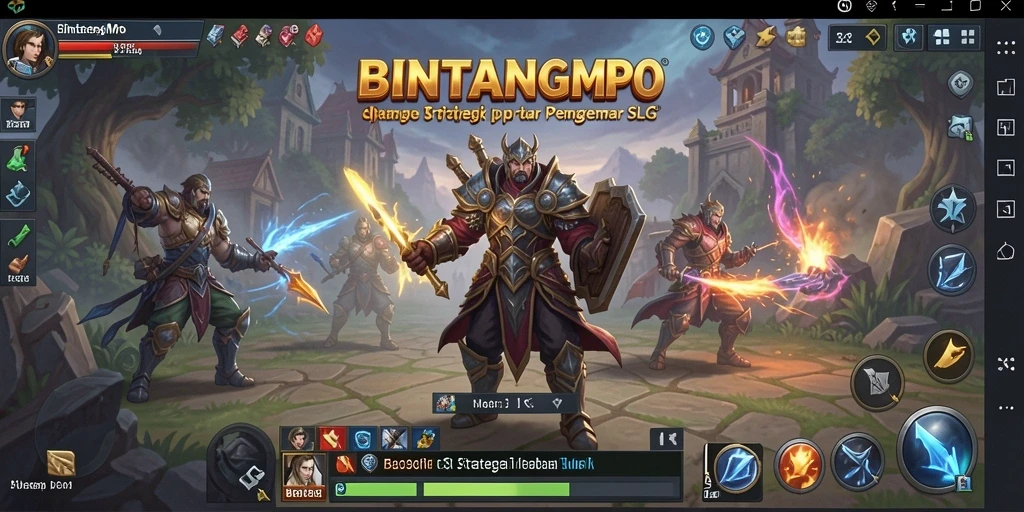 Tampilan gameplay BINTANGMPO yang menegangkan dan seru.