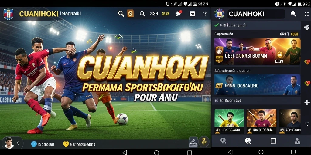 Tampilan menarik dari gameplay taruhan olahraga di CUANHOKI.