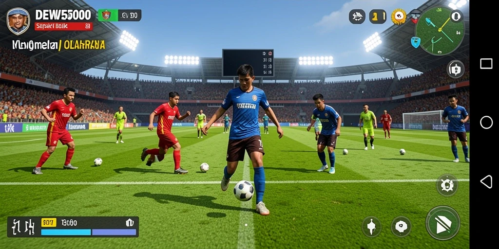 Tampilan menarik dari gameplay DEWI5000 yang seru dan kompetitif.