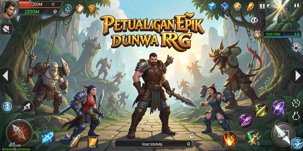 Tampilan gameplay seru dan mendebarkan dari J200M.