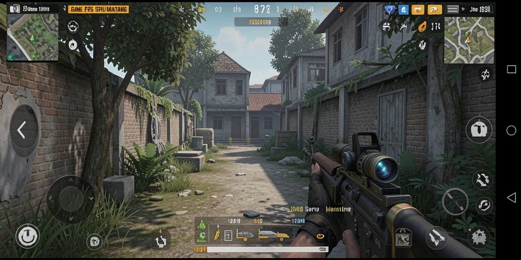 Tampilan gameplay seru dari JPS88 dengan aksi FPS yang menyenangkan.