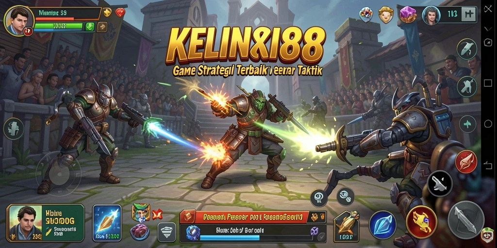Tampilan gameplay KELINCI88 yang mendebarkan dan strategis.