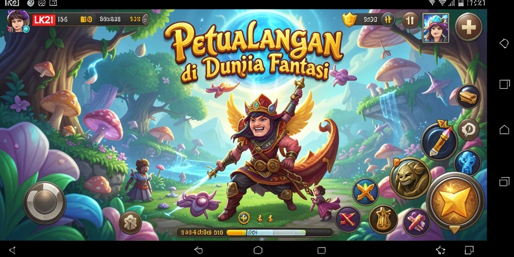 Gameplay LK21 menampilkan petualangan menegangkan dan lingkungan yang indah.