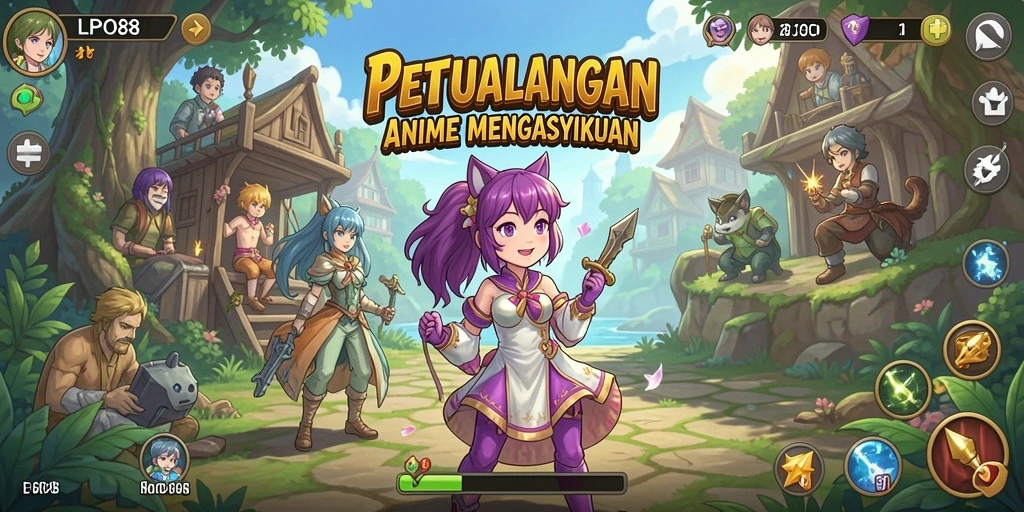 Tangkapan layar utama LPO88 menampilkan grafis menawan dan pertarungan seru.