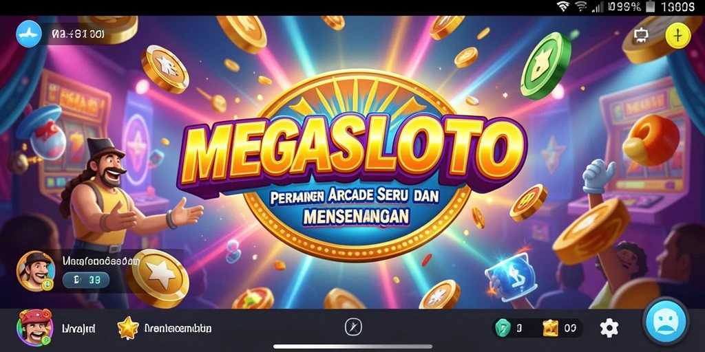 Tampilan gameplay menarik dari MEGASLOTO dengan tantangan seru.