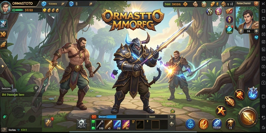 Screenshot gameplay ORMASTOTO menampilkan aksi seru dalam petualangan MMORPG.