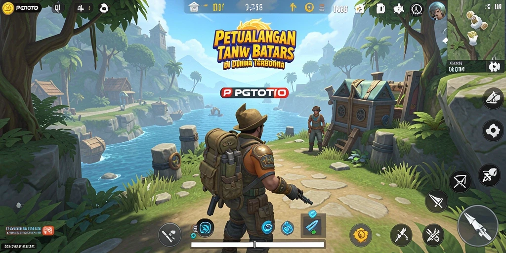 Tangkapan layar PGTOTO menampilkan eksplorasi dunia terbuka yang menakjubkan.