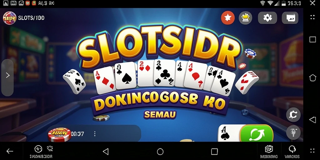 Gameplay seru dari SLOTSIDR dalam permainan Domino.